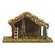 Nativity stable with hayloft and stairs s1