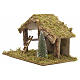 Nativity stable with hayloft and stairs s3
