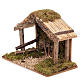 Nativity stable, wood, moss and cork s3
