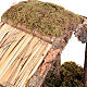 Stajenka betlejemska drewno korek mech 35x20x24 cm s4