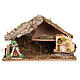 Nativity crib with water well and LED oven s1
