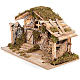 Capanna presepe con fienile effetto antico 43X24X25 s2