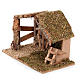 Nativity stable moss and cork with manger and stairs s2