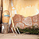 Nativity stable with plaster wall and tools s5