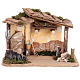 Nativity stable with plaster wall and tools s1