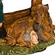 Nativity figurine, boy on fence, dog and puppies 13cm s2