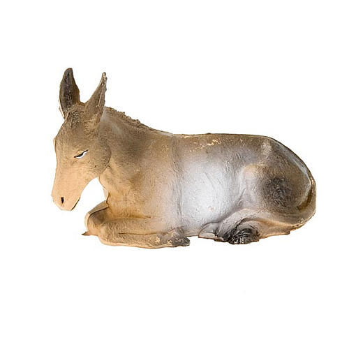 Nativity figurine, sitting donkey 13cm  1