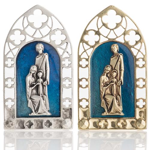 Sainte Famille petit carreau décoration gotique 1