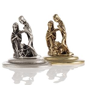 Weihnachtsschmuck: Geburt mit Form der Heiligen Familie 5,5x6 cm Weihnachtsschmuck: Geburt mit Form der Heiligen Familie 5,5x6 cm