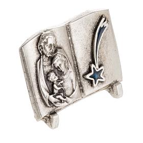 Decoraciones navideñas para la casa: Base de la Sagrada Familia 7x5 cm Decoraciones navideñas para la casa: Base de la Sagrada Familia 7x5 cm