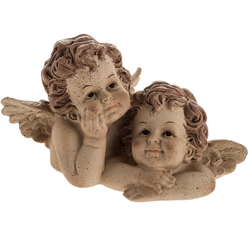 Angels hug, Christmas decoration statuette 1
