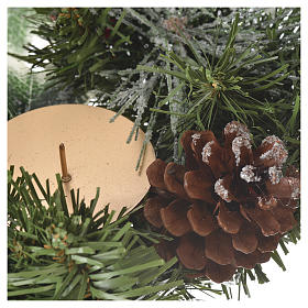 Adventskerze-Haelter mit Beeren s4