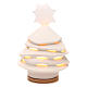 Albero di Natale Ceramica Ave 38 cm argilla illuminato s1