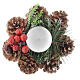 Christmas table centrepiece, candle holder s2