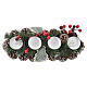 Christmas centrepiece with candle holder for 4 candles s2