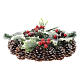 Christmas wreath with candle holder s2