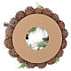 Christmas wreath with candle holder s3
