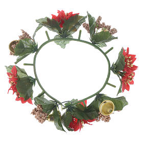 Decoraciones navideñas para la casa: Centro de mesa navideño (para velas clásicas) piñas bayas Decoraciones navideñas para la casa: Centro de mesa navideño (para velas clásicas) piñas bayas