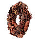 Corona Avvento Ghirlanda con pigne decorazione diam. 36 cm s3