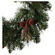 Advent wreath garland with pine cones, diameter 50 cm s3