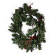 Advent wreath garland with pine cones, diameter 50 cm s4