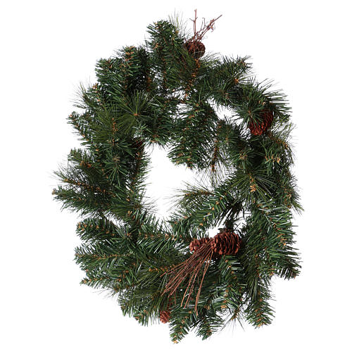 Christmas wreath with pine cones diam 50 cm 4