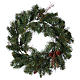 Christmas wreath with pine cones diam 50 cm s2