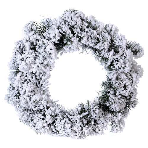 Snowed Christmas wreath, diameter 50 cm 1