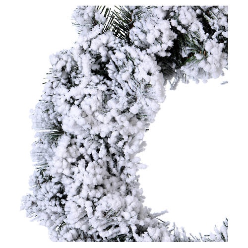 Snowed Christmas wreath, diameter 50 cm 2