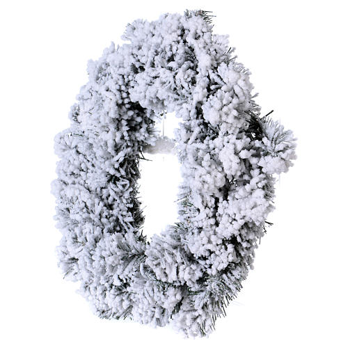 Snowed Christmas wreath, diameter 50 cm 3