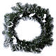 Snowed Christmas wreath, diameter 50 cm s4