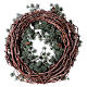 Advent wreath with frozen larch, diameter 45 cm s4