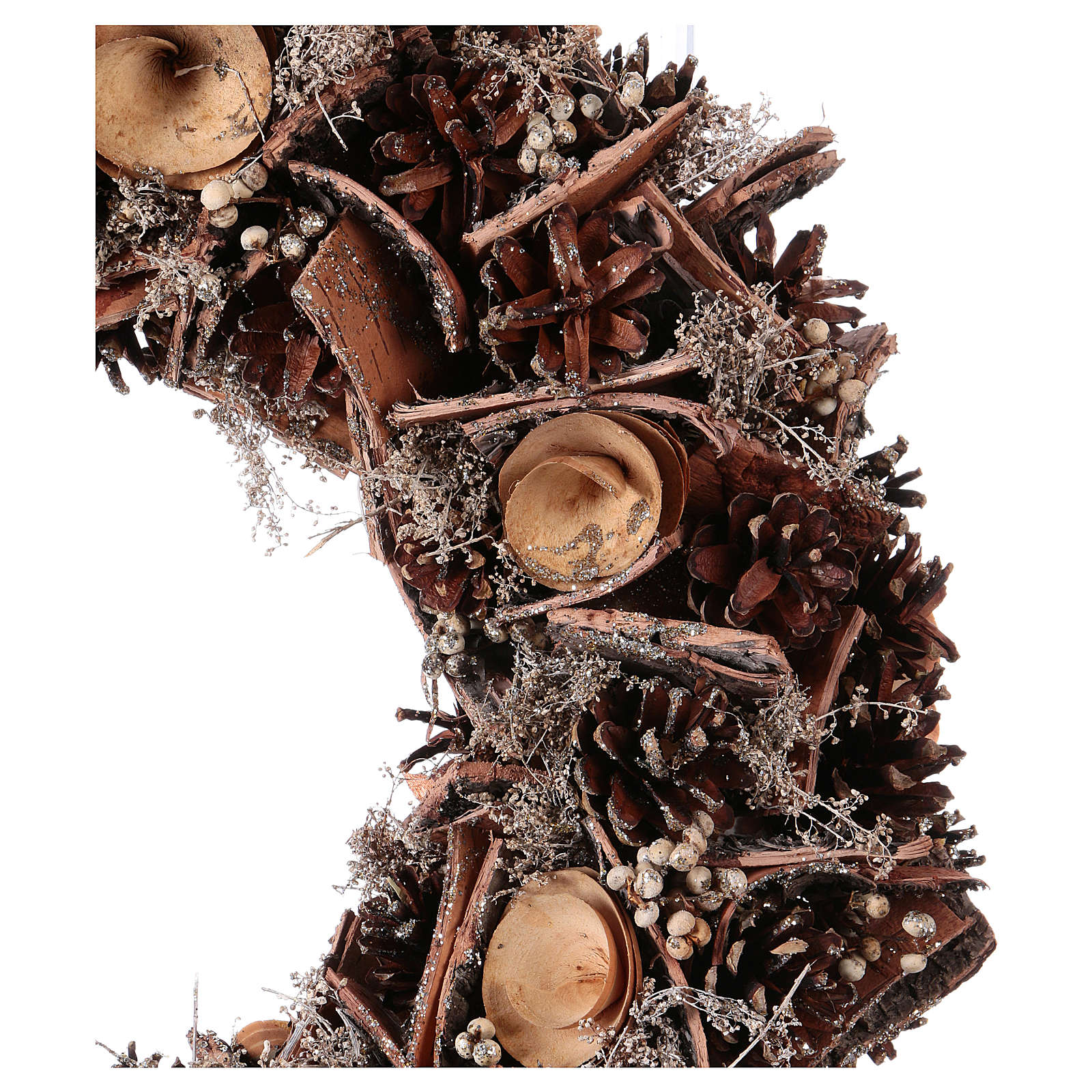 Adventskranz Rosen und Zapfen 40cm Durchmesser | Online ...