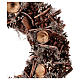 Wooden Christmas wreath with pine cones and roses, 40 cm s2