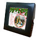 Ceramic tile with a Holy Family scene printed on the front and a prayer on the back s2