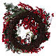 Red berries Advent Wreath 50 cm diameter s3