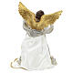 Annunciation Angel (Christmas Tree Tip) in resin with white cloth 28 cm s5