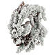 Couronne Avent avec pommes de pin et neige 33 cm s4