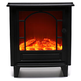 LED stove with flame effect 40x35x15 cm