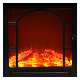 LED stove with flame effect 40x35x15 cm