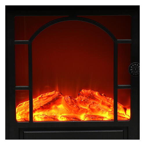 LED stove with flame effect 40x35x15 cm 2