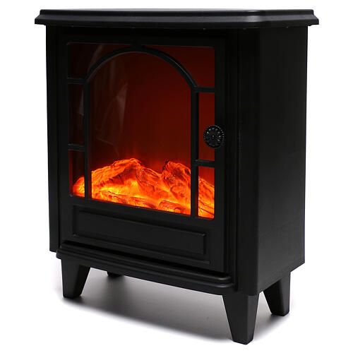 LED stove with flame effect 40x35x15 cm 3