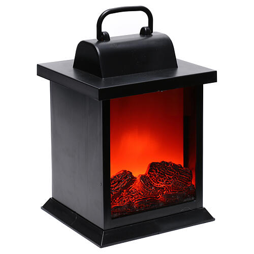 LED lantern with flame effect 25x15x15 cm 3