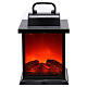 LED lantern with flame effect 25x15x15 cm s1