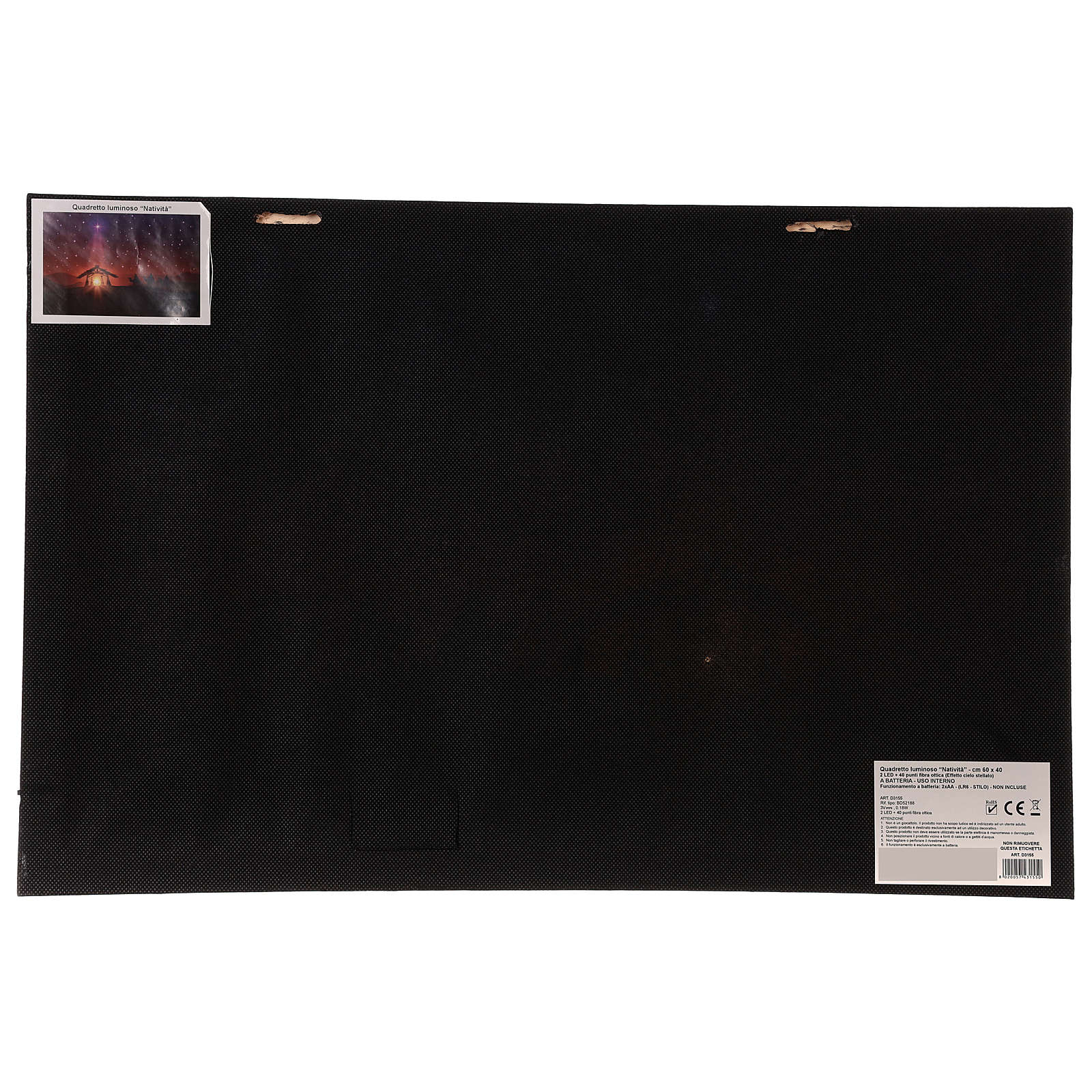 Led Nativity Scene Frame 40x60 Cm Online Sales On Holyart Com