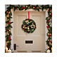 Ghirlanda natalizia glitter oro e stelline 32 cm s2