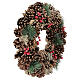 Weihnachtskranz mit Tannenzapfen und roten Beeren, 32 cm s4