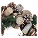 Christmas wreath with fake snow and Christmas balls diam. 32 cm s7
