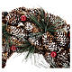 Christmas wreath with pine cones snow effect diam. 30 cm s2