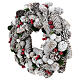 Weihnachtskranz mit Tannenzapfen in weiß, 33 cm s3